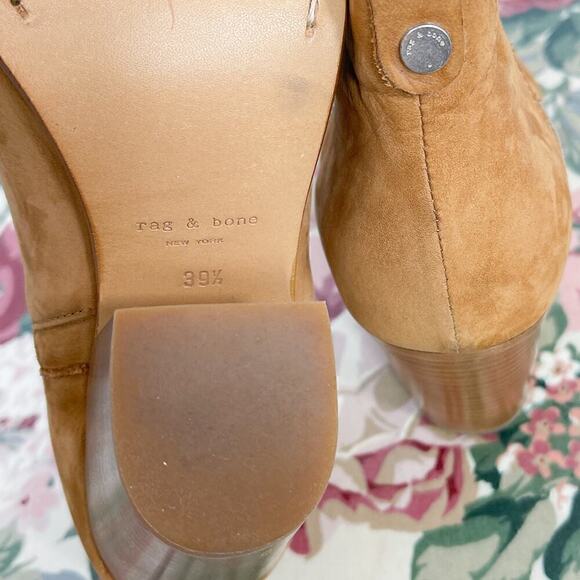 Rag & Bone | Margot Nubuck Suede Ankle Bootie | 39.5 - Picture 11 of 13